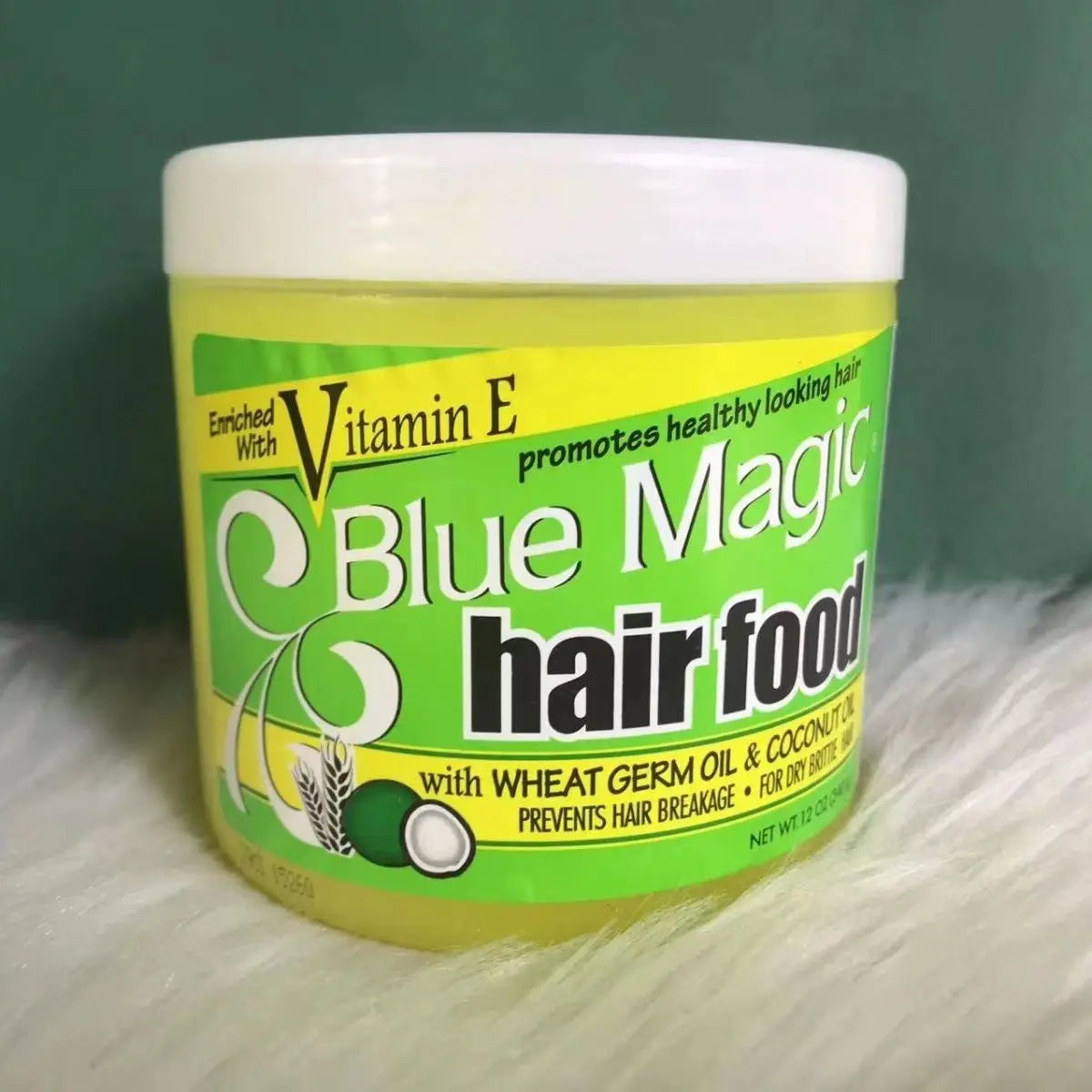 Vadesity Blue Magic Conditioner Robe capillaire Huile de ricin 340g Nutre, adoucit, améliore les frisottis et répare les cheveux endommagés