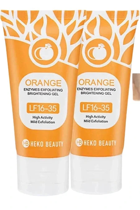 Gel exfoliant à l’orange pour nettoyage en profondeur du visage