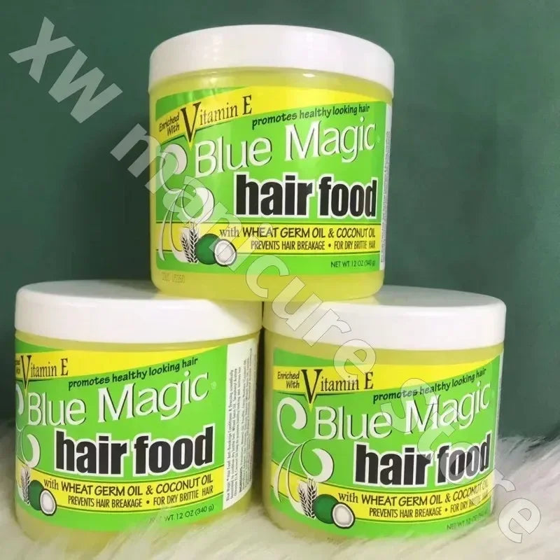 Vadesity Blue Magic Conditioner Robe capillaire Huile de ricin 340g Nutre, adoucit, améliore les frisottis et répare les cheveux endommagés