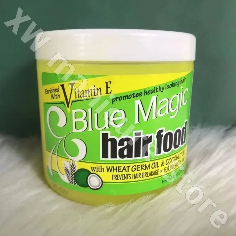 Vadesity Blue Magic Conditioner Robe capillaire Huile de ricin 340g Nutre, adoucit, améliore les frisottis et répare les cheveux endommagés
