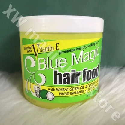 Vadesity Blue Magic Conditioner Robe capillaire Huile de ricin 340g Nutre, adoucit, améliore les frisottis et répare les cheveux endommagés