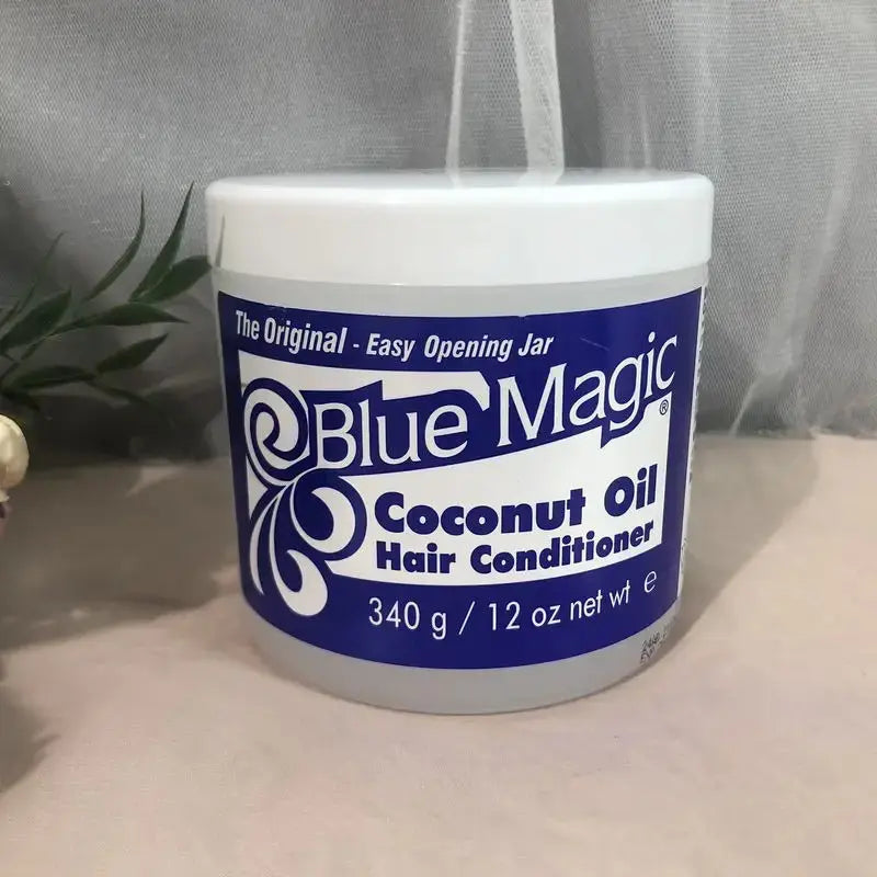 Vadesity Blue Magic Conditioner Robe capillaire Huile de ricin 340g Nutre, adoucit, améliore les frisottis et répare les cheveux endommagés