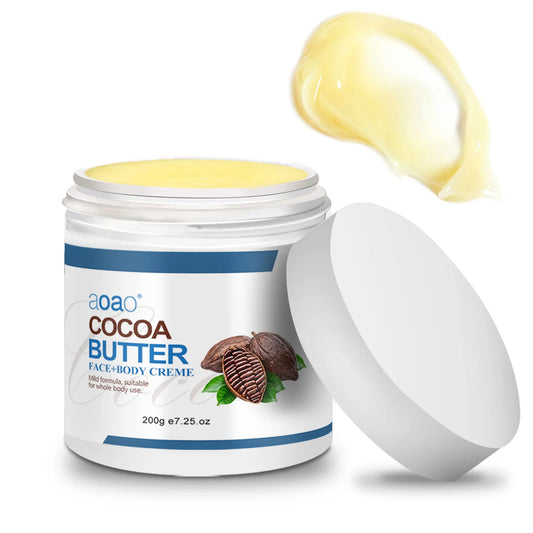 Crème corporelle au beurre de karité, coco et cacao – soin hydratant pour tous types de peau